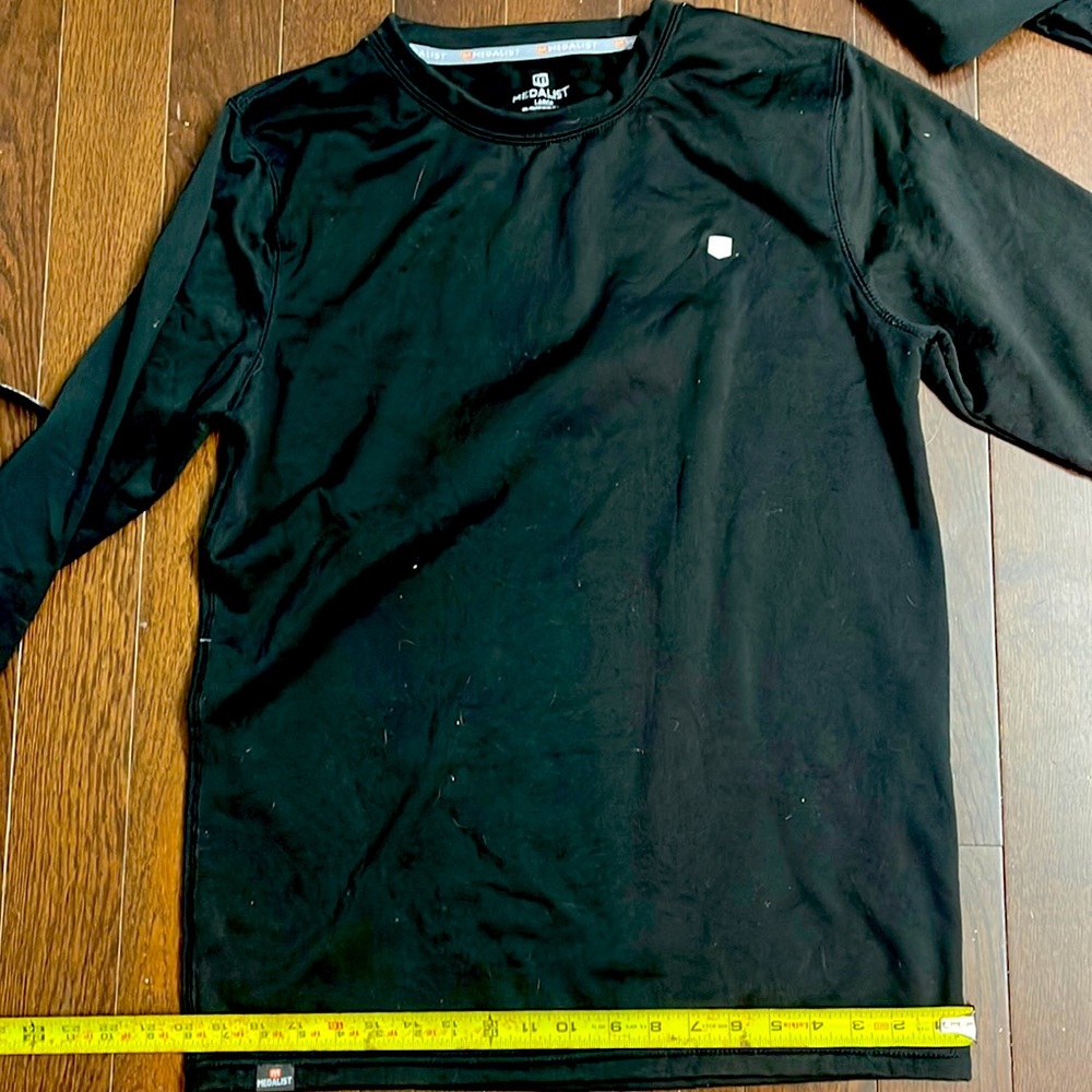 Medalist black, large thermal long sleeve